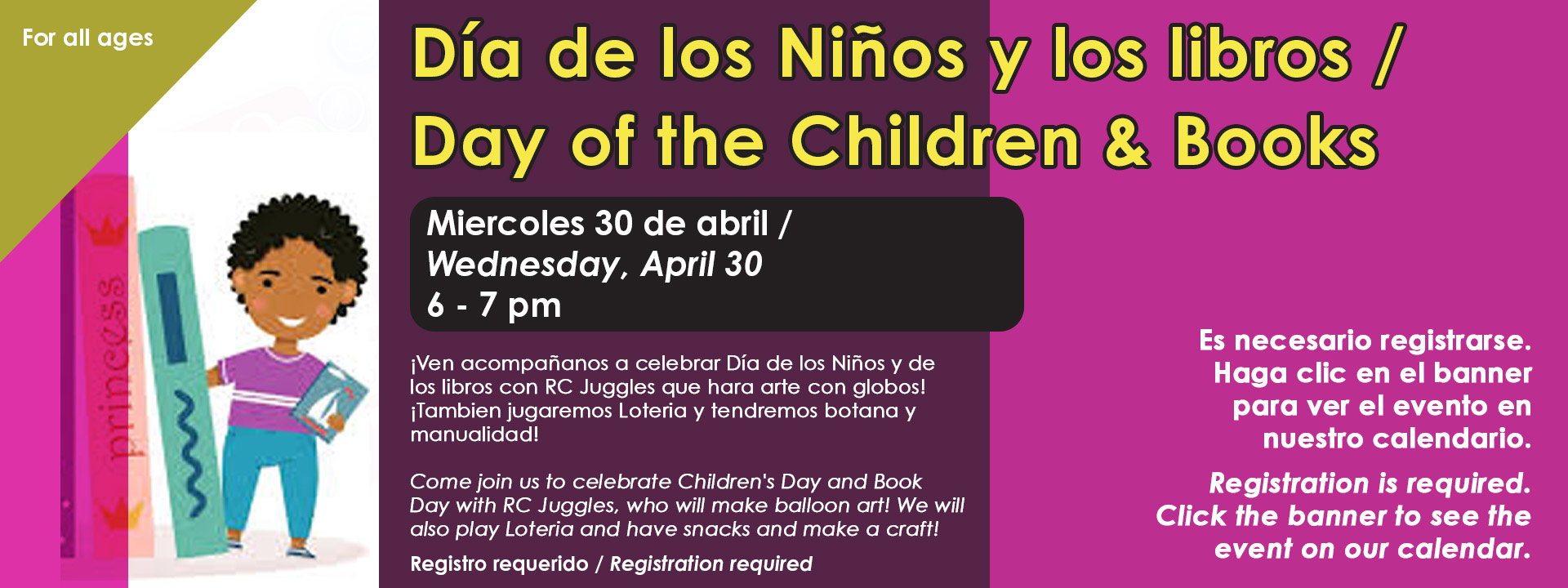 Children Book Day April 30
